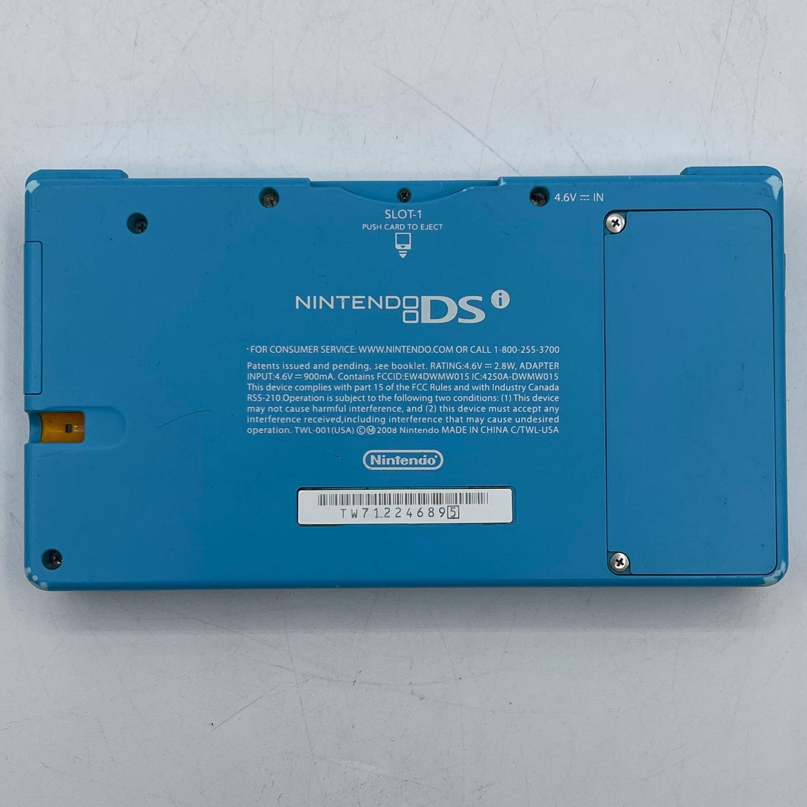 Nintendo DSi Handheld Game Console TWL-001 Aqua Blue