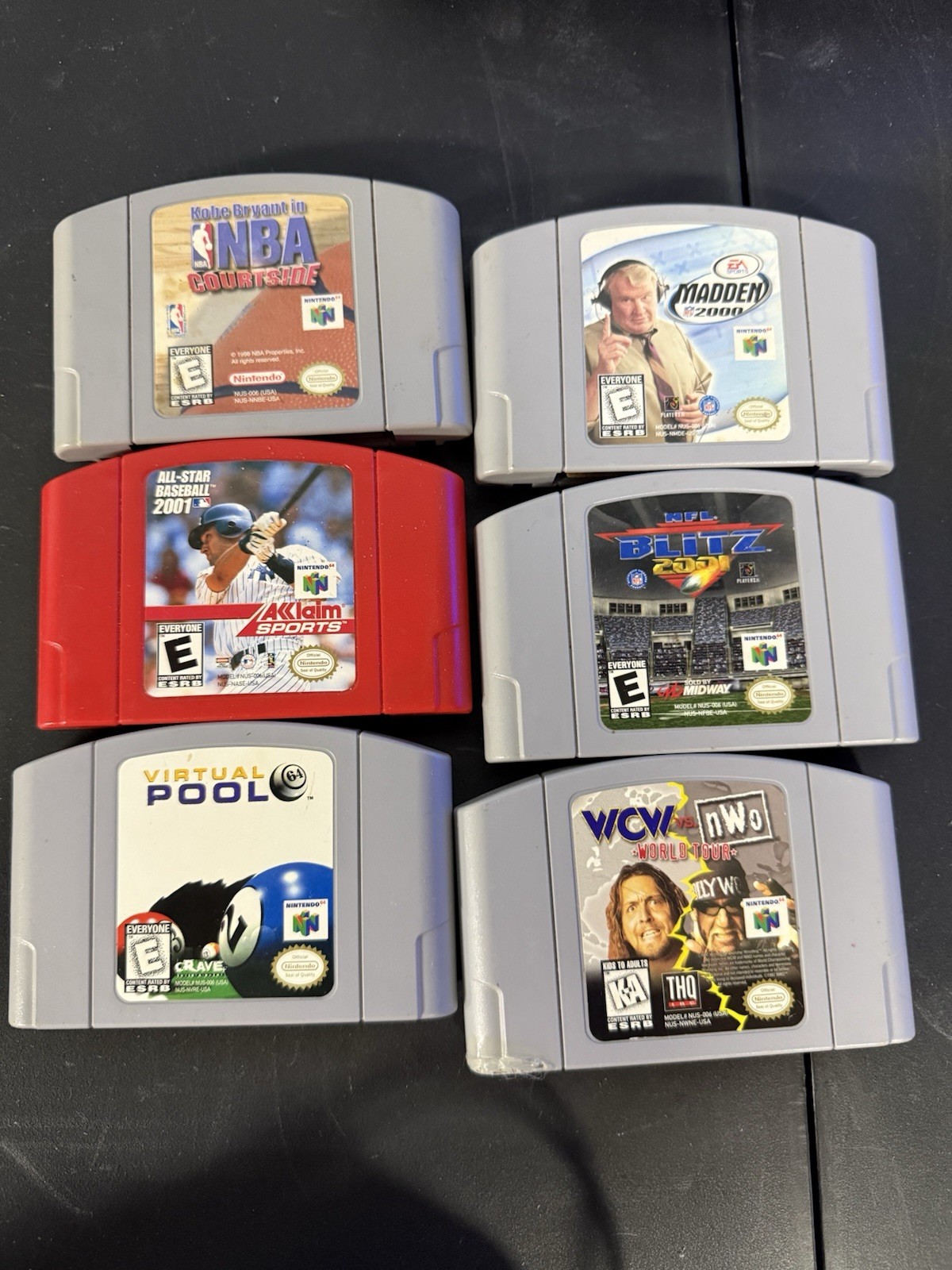 Nintendo 64 N64 Console Bundle 3 Controllers 6 Games *All Tested Working*