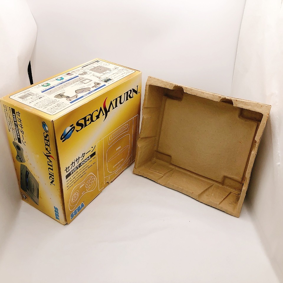 Sega Saturn Console System HST-3200 Box Japan NTSC-J Gray Japanese Tested