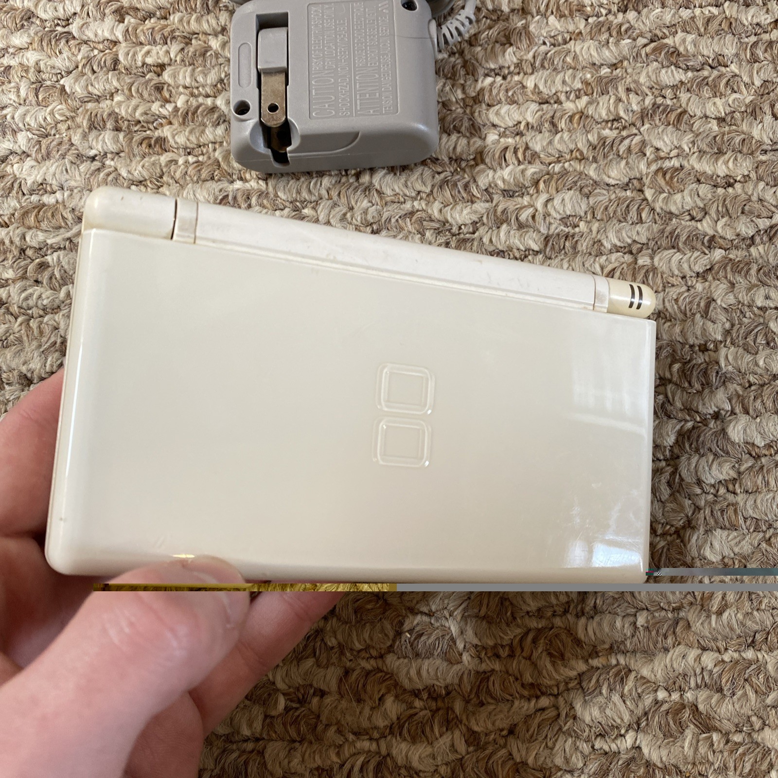 Nintendo DS Lite (USG-001) Handheld – White Charger