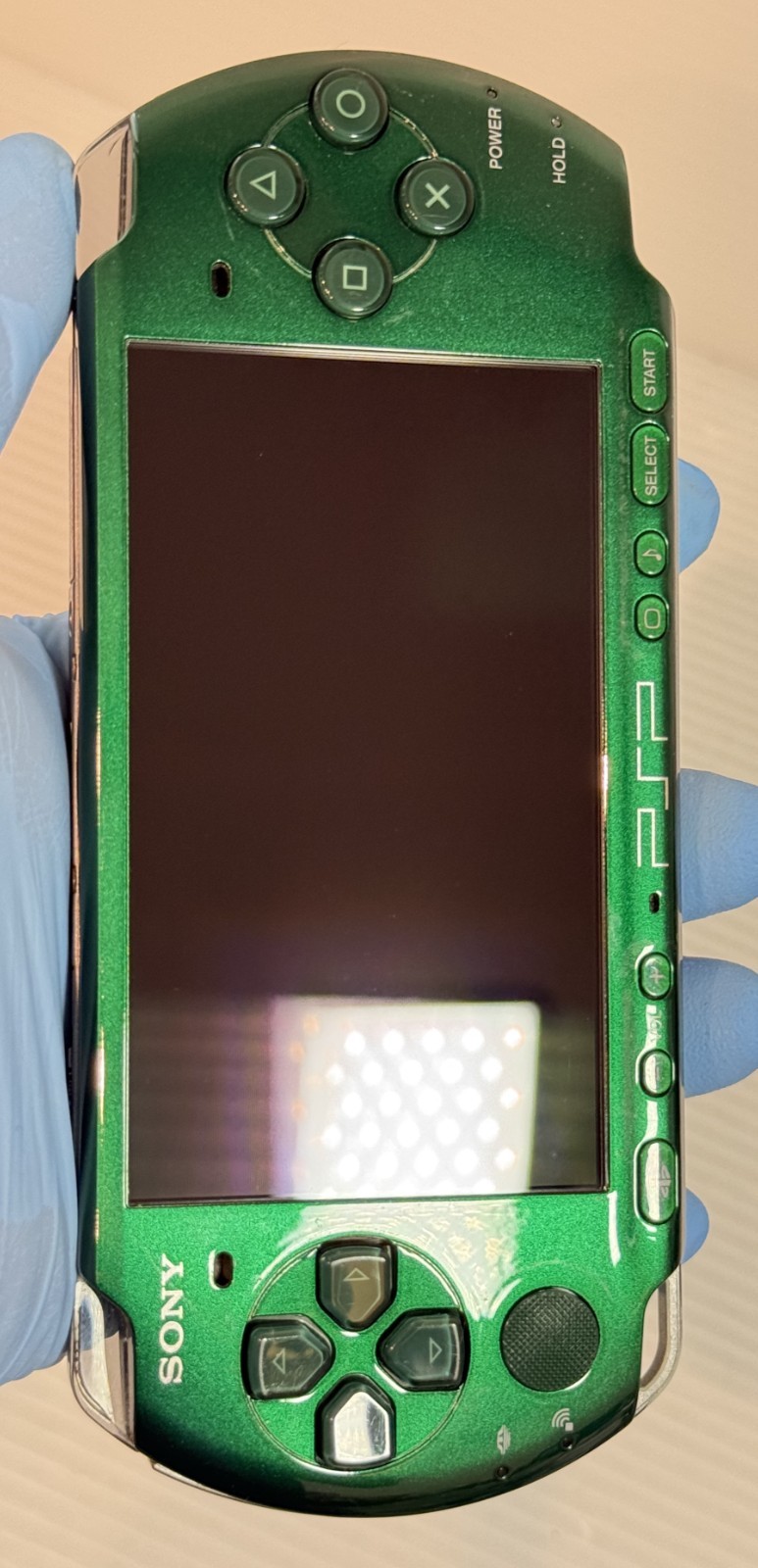 Sony PSP-3000 Console Green Rare Color Region free w/4GB memory – Excellent