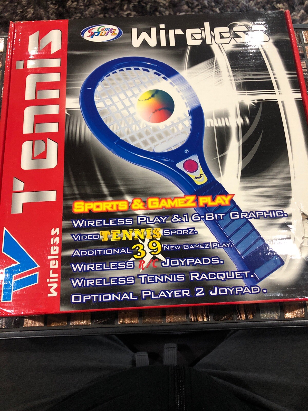 NEW Wireless Tennis Game System With 39 Games Plug N Play Just Connect to TV