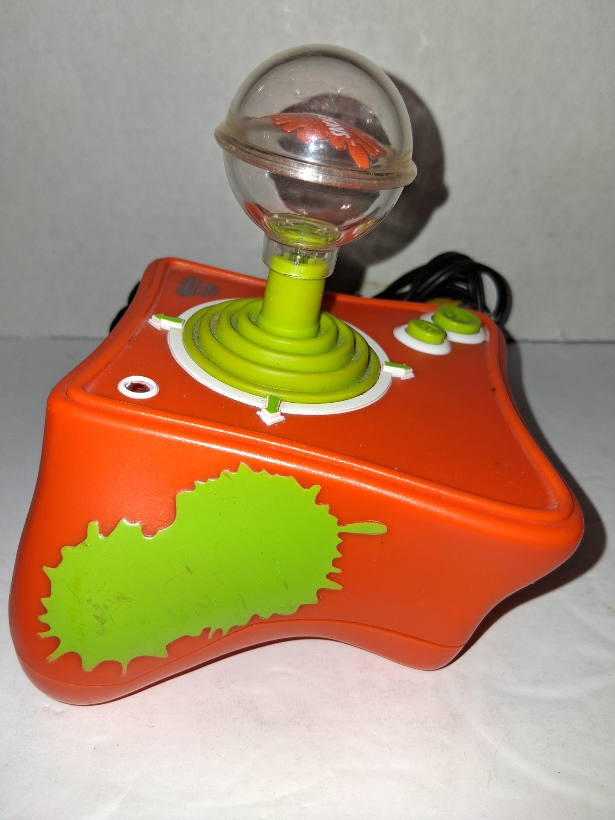 Jakks Pacific Nicktoons Plug & Play TV Games Controller Orange Slime 2004 WORKS