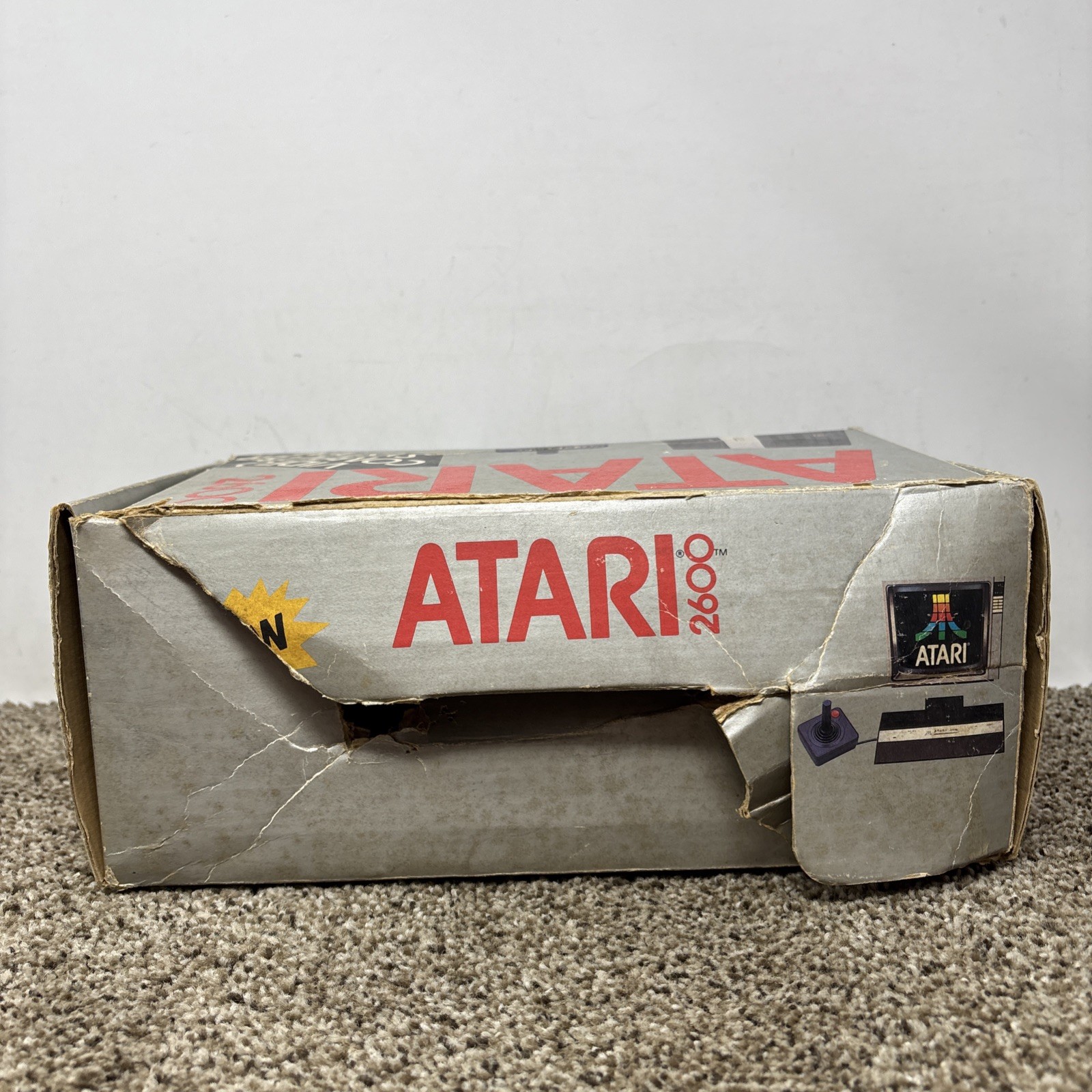 Atari 2600 JR Console In Box Tested With Matching Serial Number Tested READ