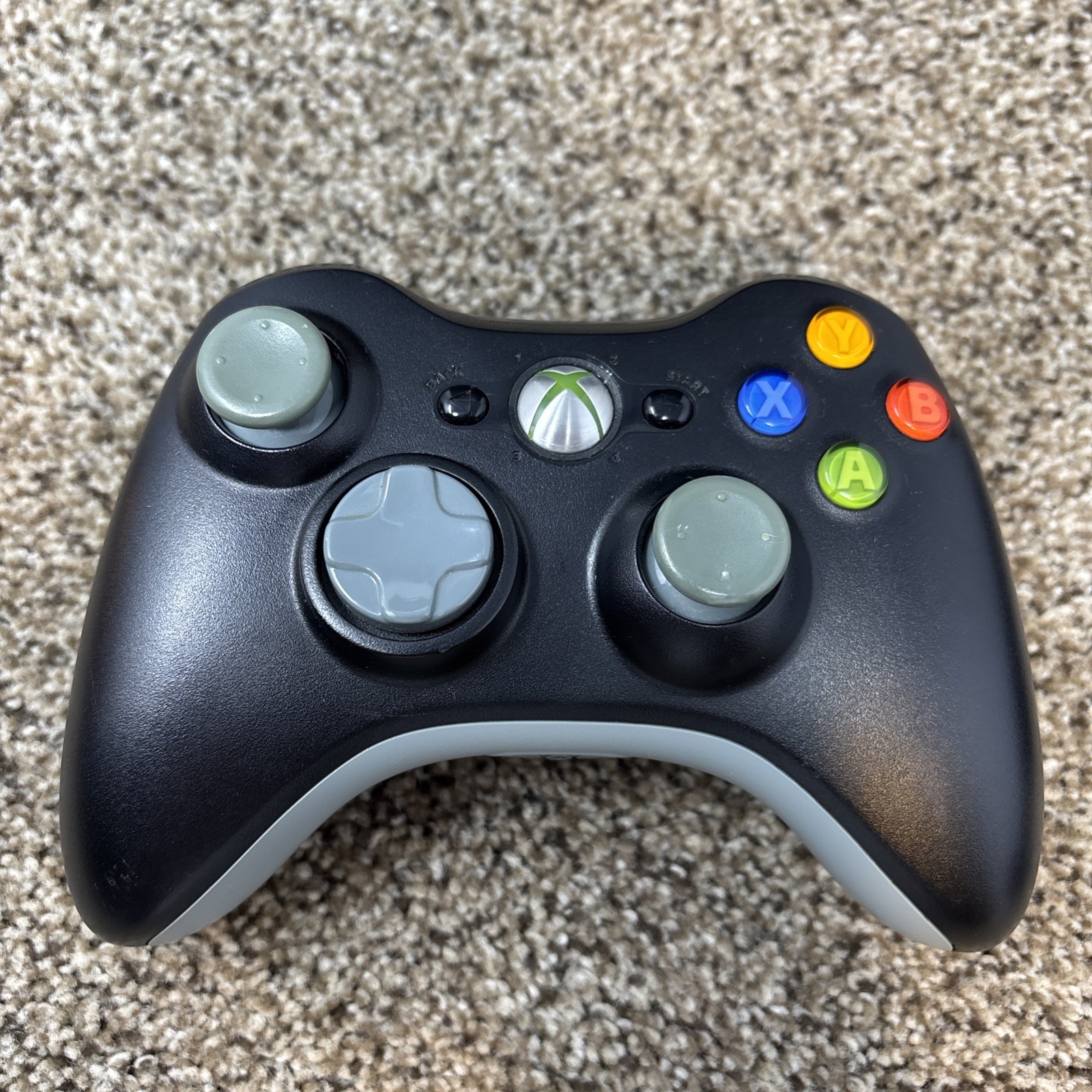 Microsoft Xbox 360 S Black 4GB Console Bundle Lot With Oem Controller Tested