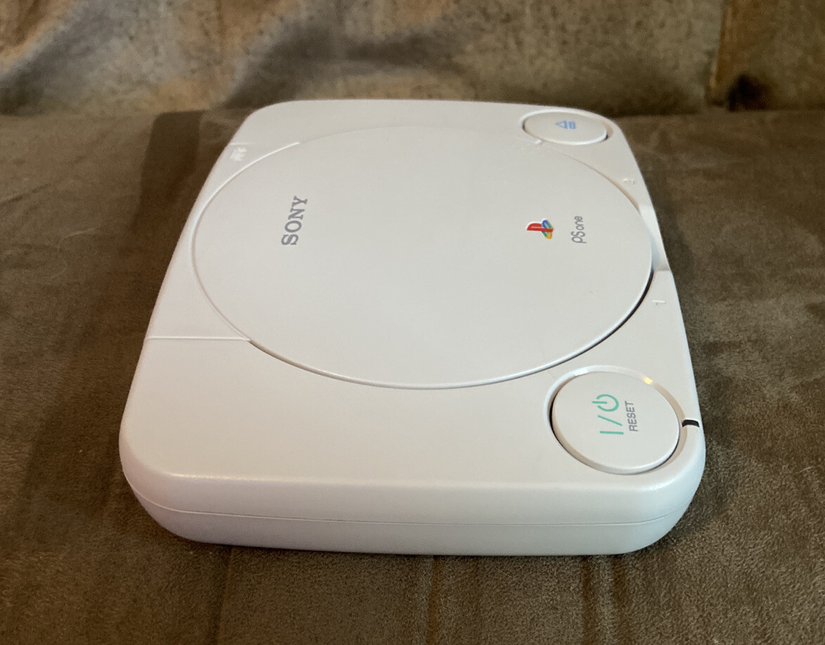 Official Sony PlayStation 1 PS1 Slim PSone Console Complete w Controller! ~ LQQK
