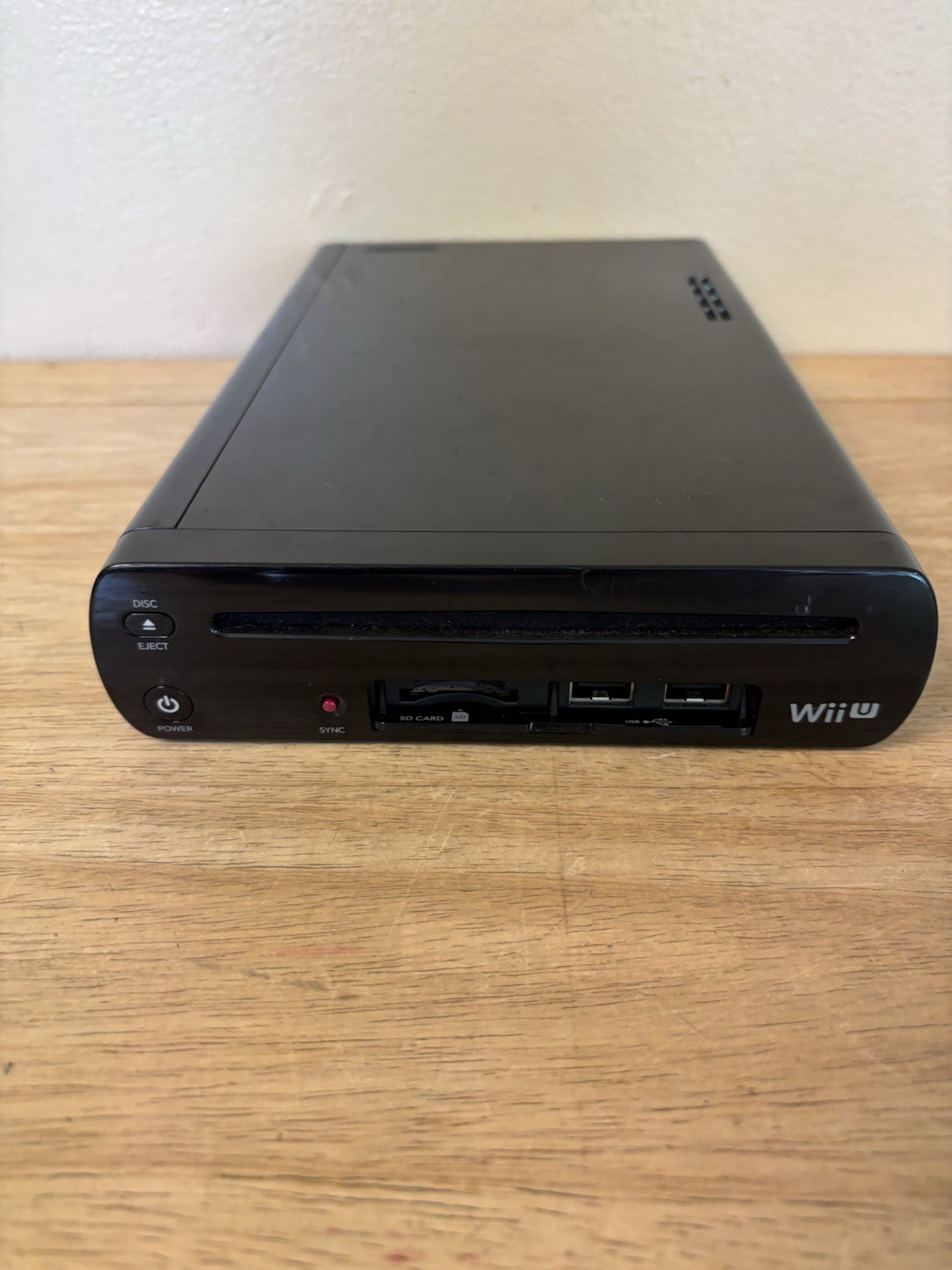 Nintendo Wii U Black 32GB Video Game Console Working See Description