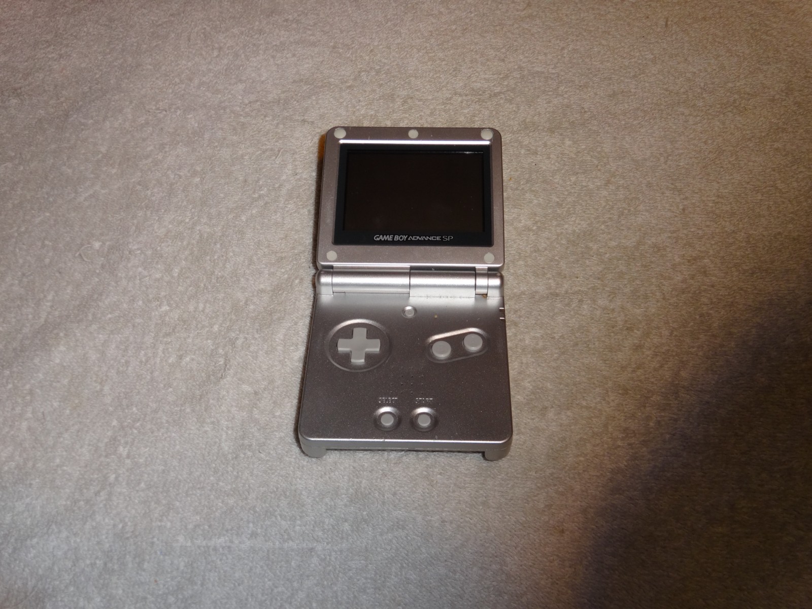 LOT OF 2 Nintendo Gameboy Advance SP bundle Metal Silver Handheld untested WOW!!