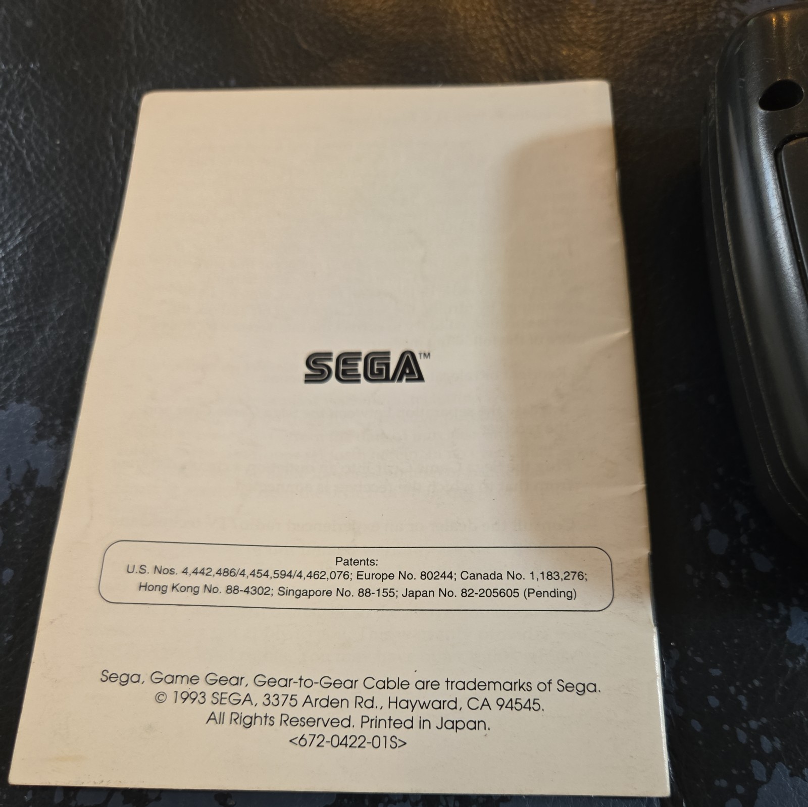 SEGA Game Gear Handheld System – Black, used see description