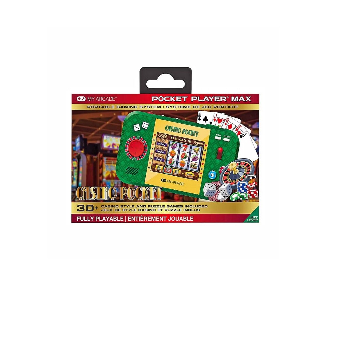 My Arcade Casino Pocket w/ 30+ Different Games 3.5″ Full-Color Display DGUN-3948