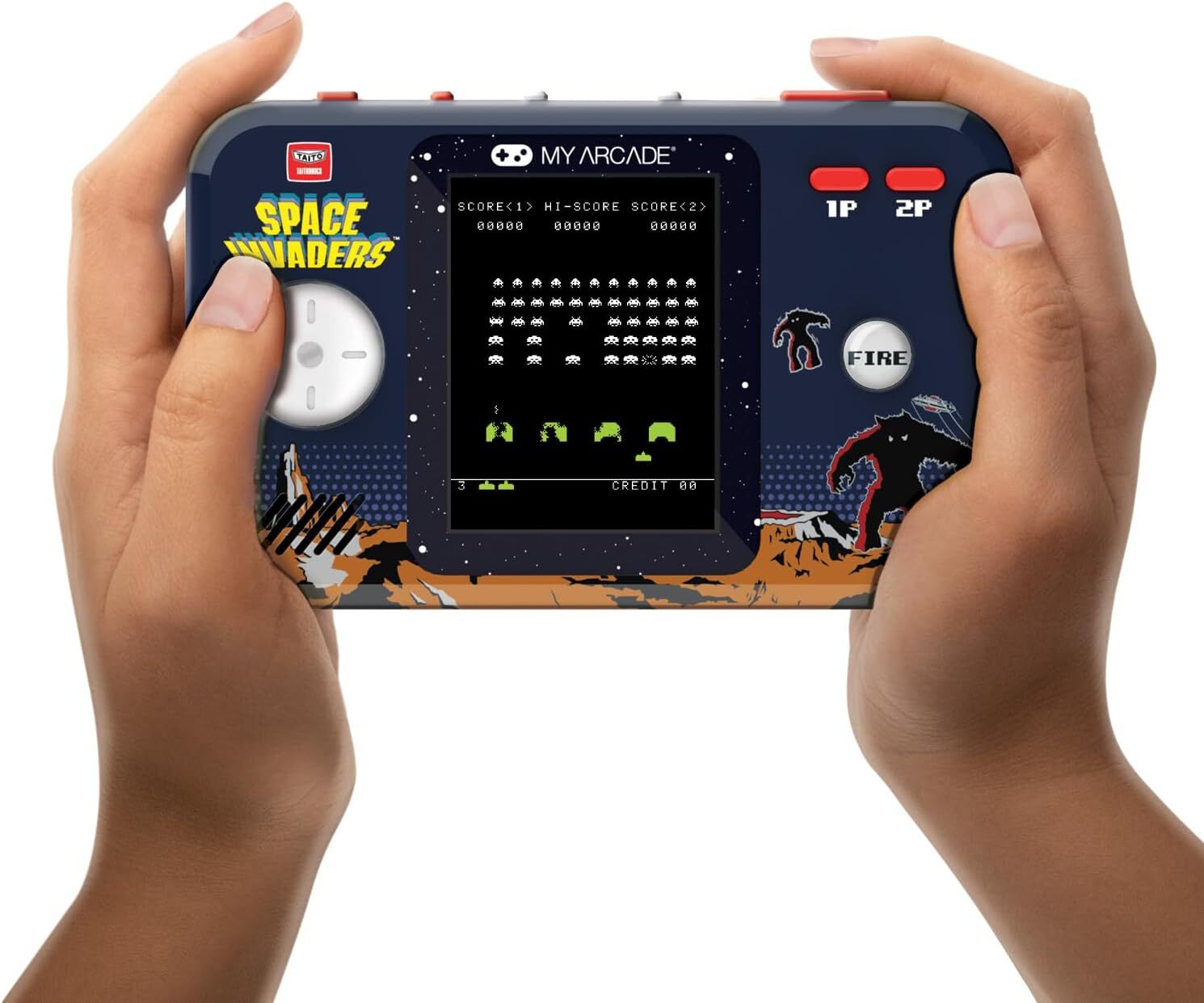 My Arcade Space Invaders Pocket Player Pro: Portable Video Game System, 2.75″