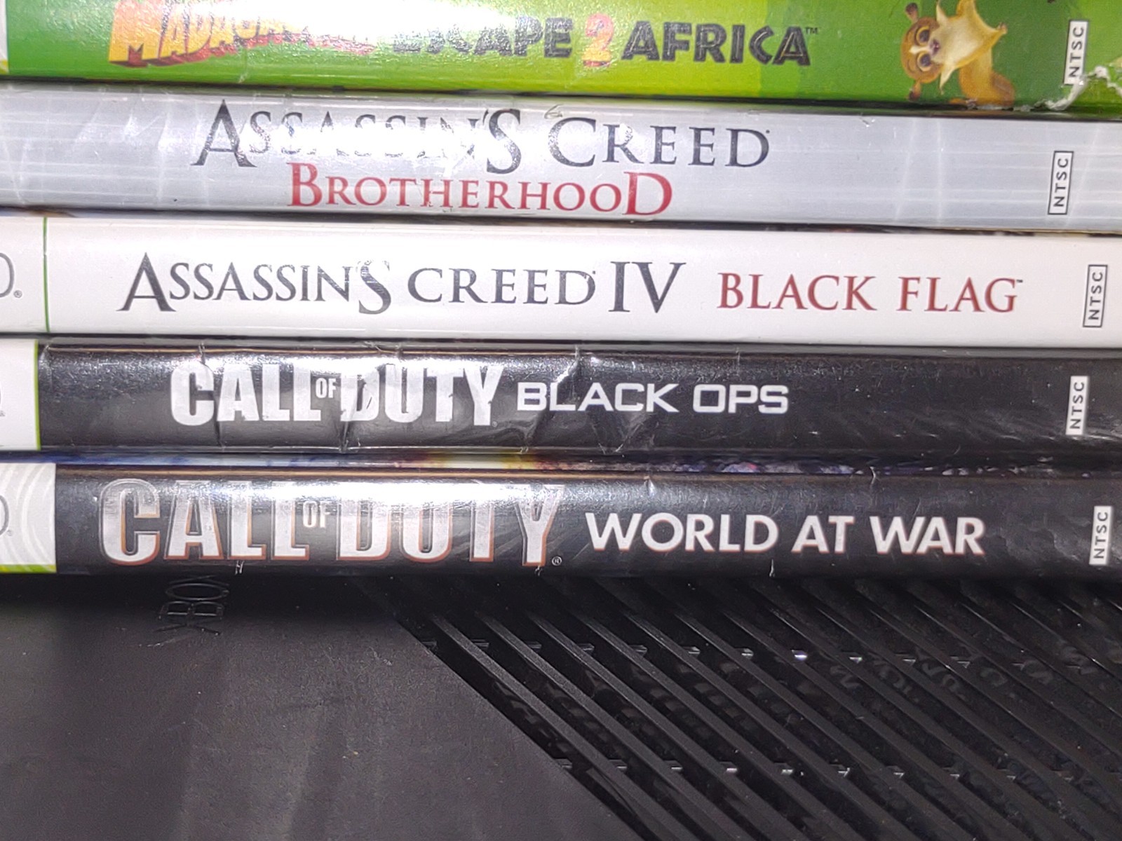 Xbox 360 S 1439 Black Console Bundle 250GB HDD + 10 Games Complete