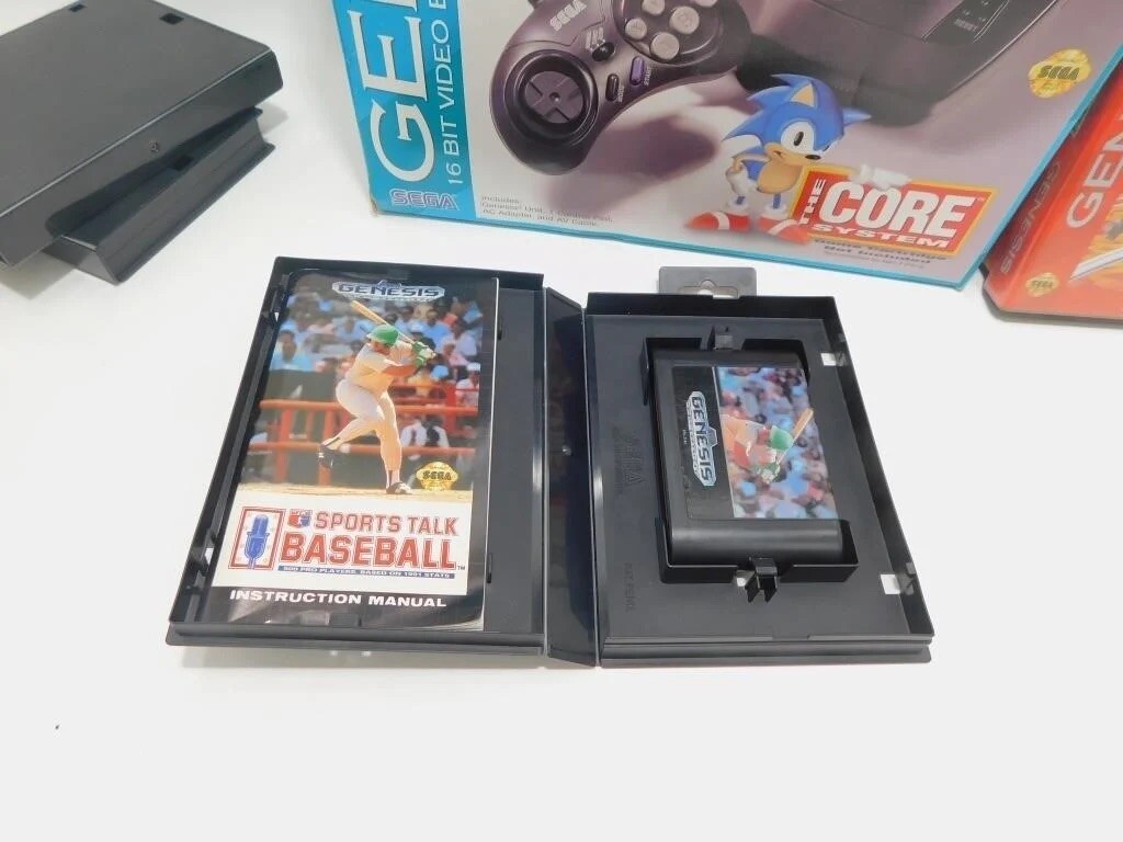 SEGA GENESIS Core System 3 VIDEO GAME CONSOLE BUNDLE with Games and Box