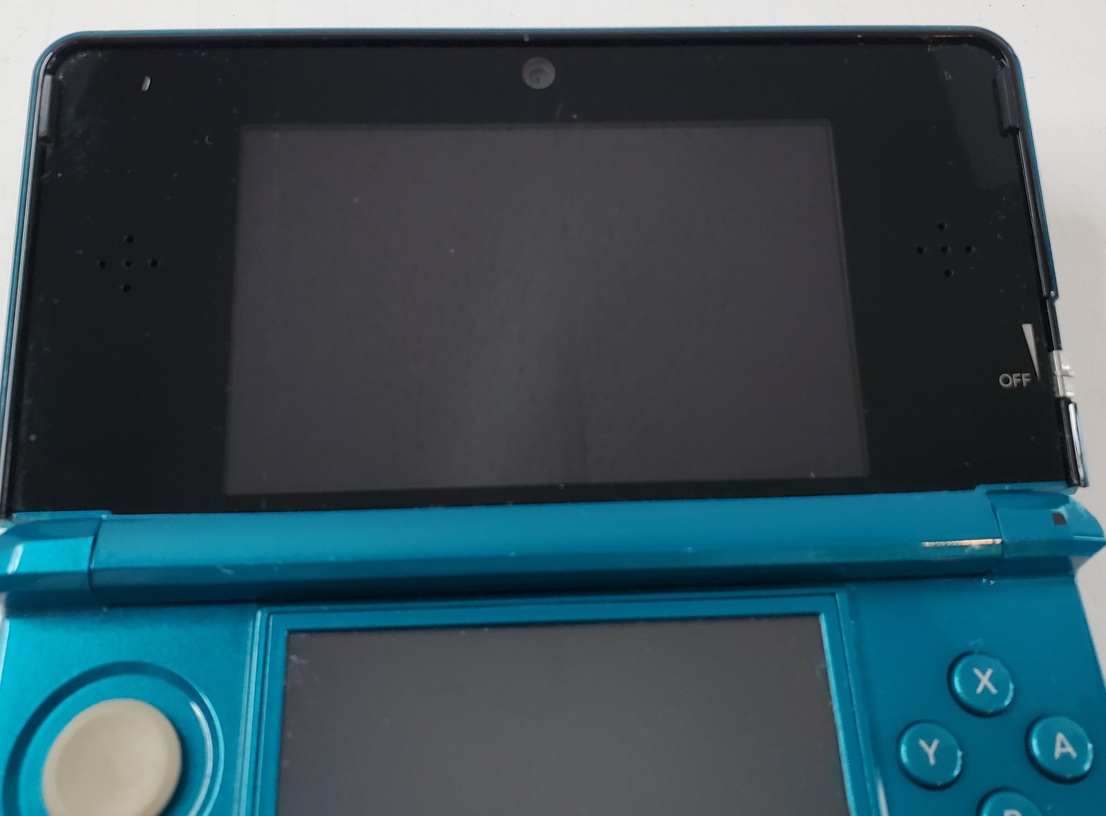 Nintendo 3DS Handheld System – Aqua Blue USA MODEL – No Stylus