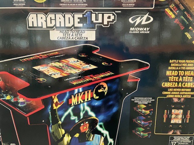 Brand New Arcade1Up Mortal Kombat Head-to-Head Arcade Table 17″ LCD 2 Player