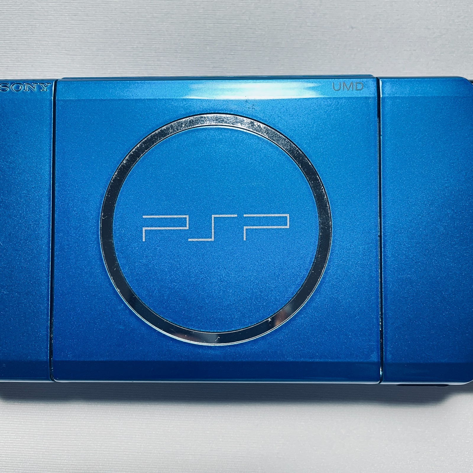 Sony PlayStation Portable PSP-3000 Vibrant Blue Console Japan Working Tested #14