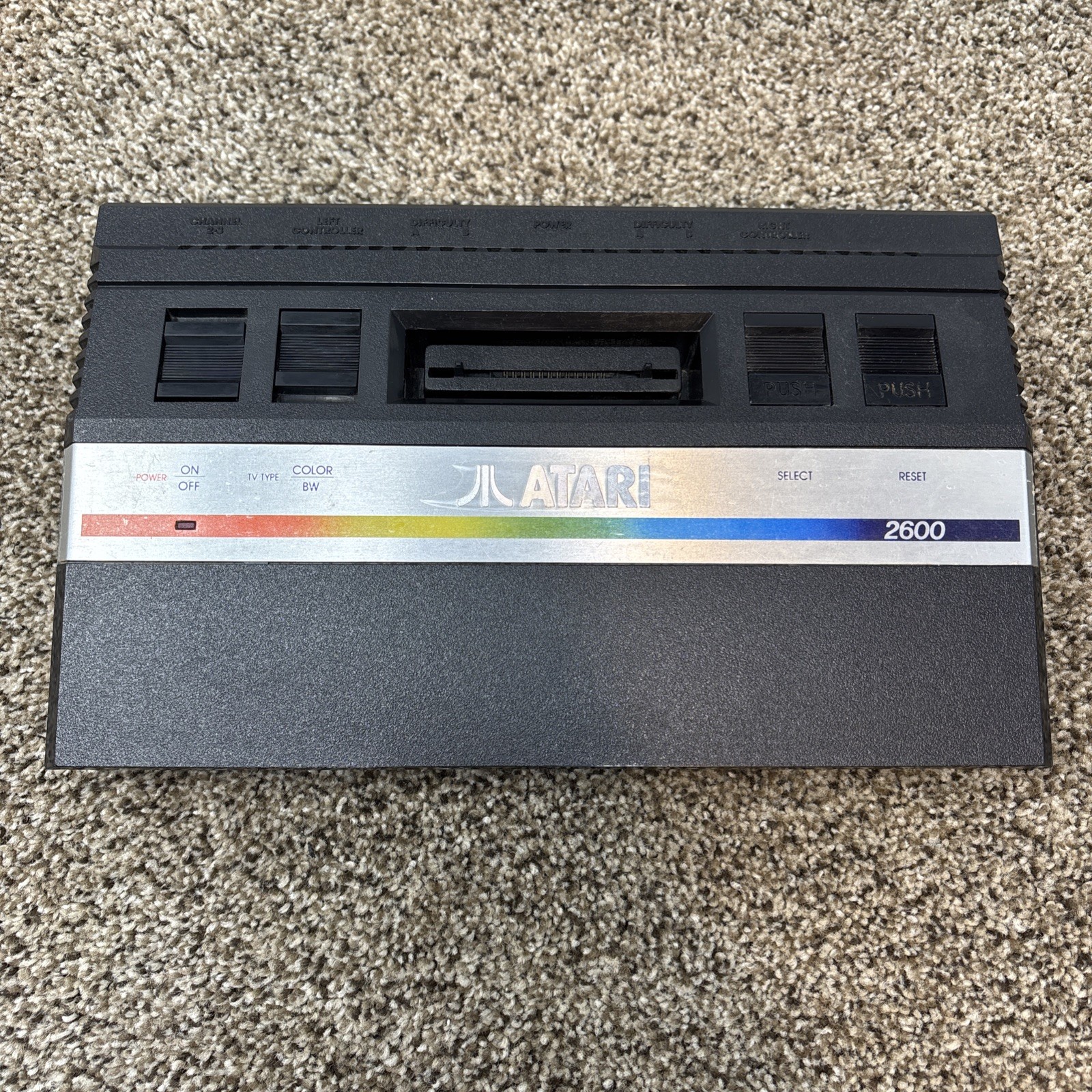 1 Chip Atari 2600 JR Console Only Very Rare Collectors Item Tested One Chip