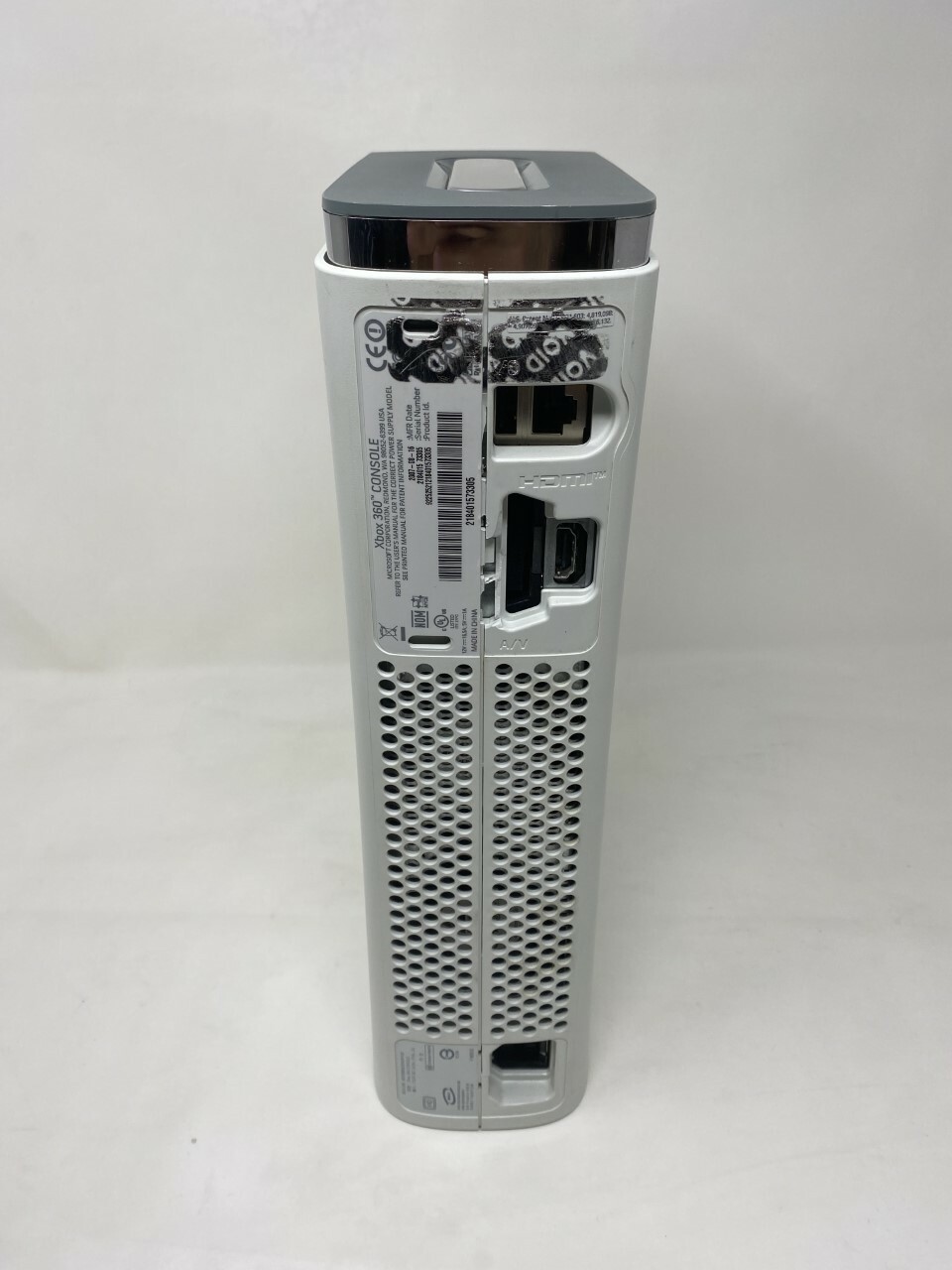 Microsoft Xbox 360 Slim White Console Video Game For Parts