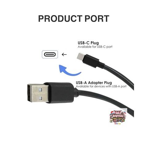 NEW Replacement Type C charger cable compatible with Sony WH-1000XM5 WH-1000XM4
