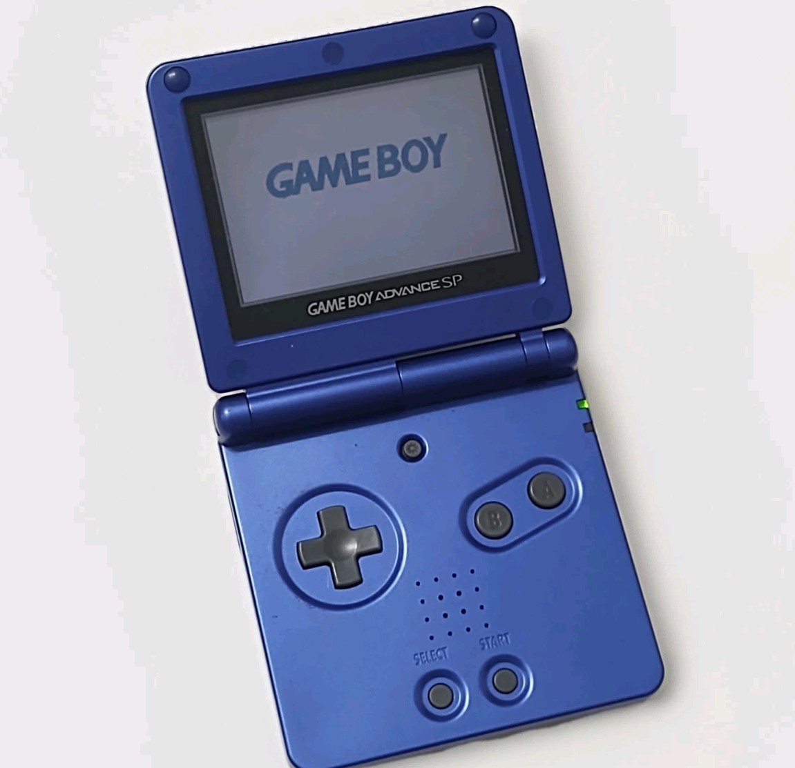 🎮Cobalt Blue Nintendo Game Boy Advance SP AGS-001 Video Gaming Handheld TESTED