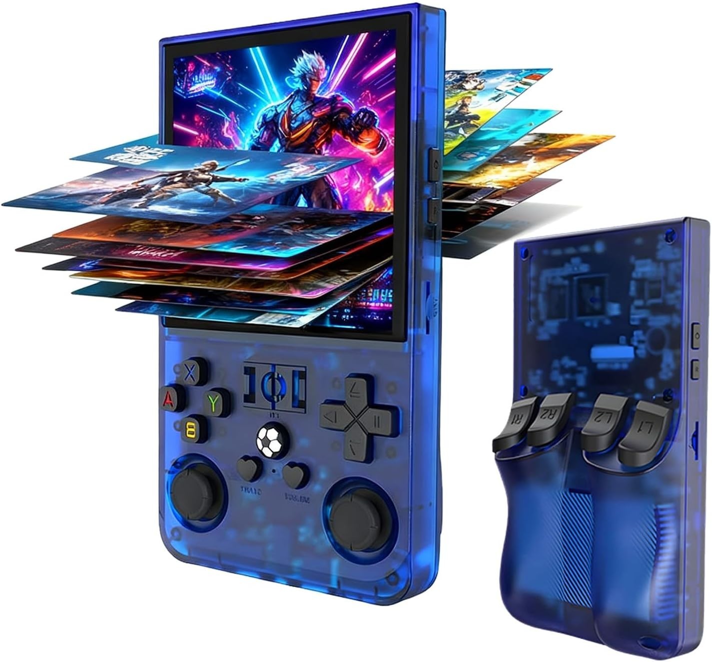 R36S Retro Handheld Video RGame Console 64GB 20000+ Games 3.5 Inch IPS Screen US