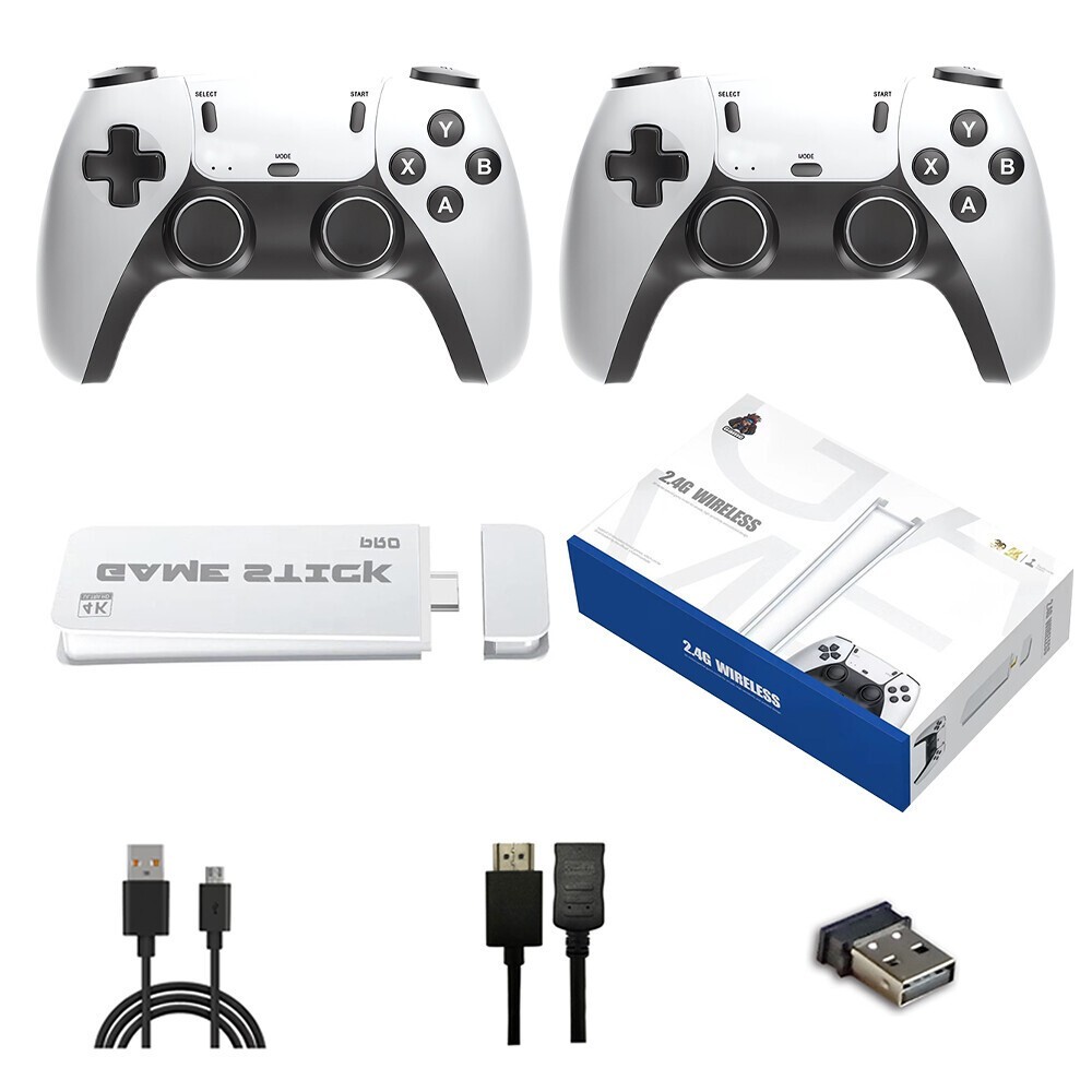 4K HD Retro Game Console w/ 40000+ Games, 23 Emulators & 2 Wireless Controllers