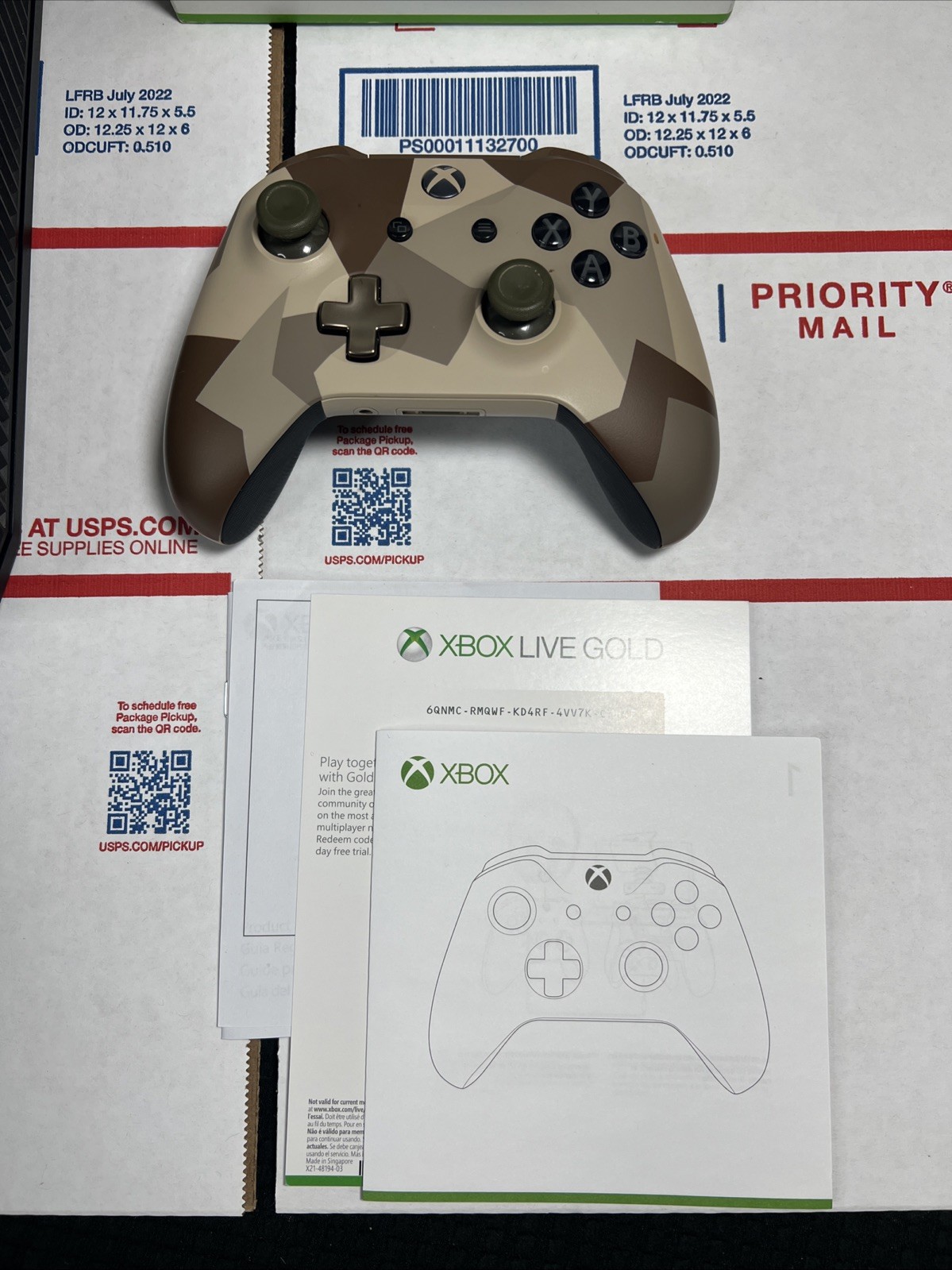 Microsoft Xbox One 500GB Console W/ Armed Forces Controller- SAME DAY -WARRANTY