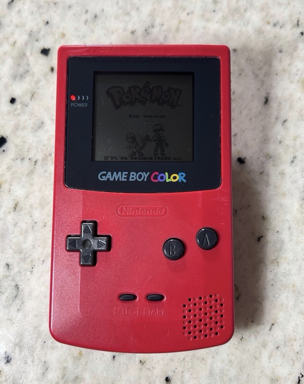 Nintendo Game Boy Color Handheld Game Console CGB-001 Strawberry