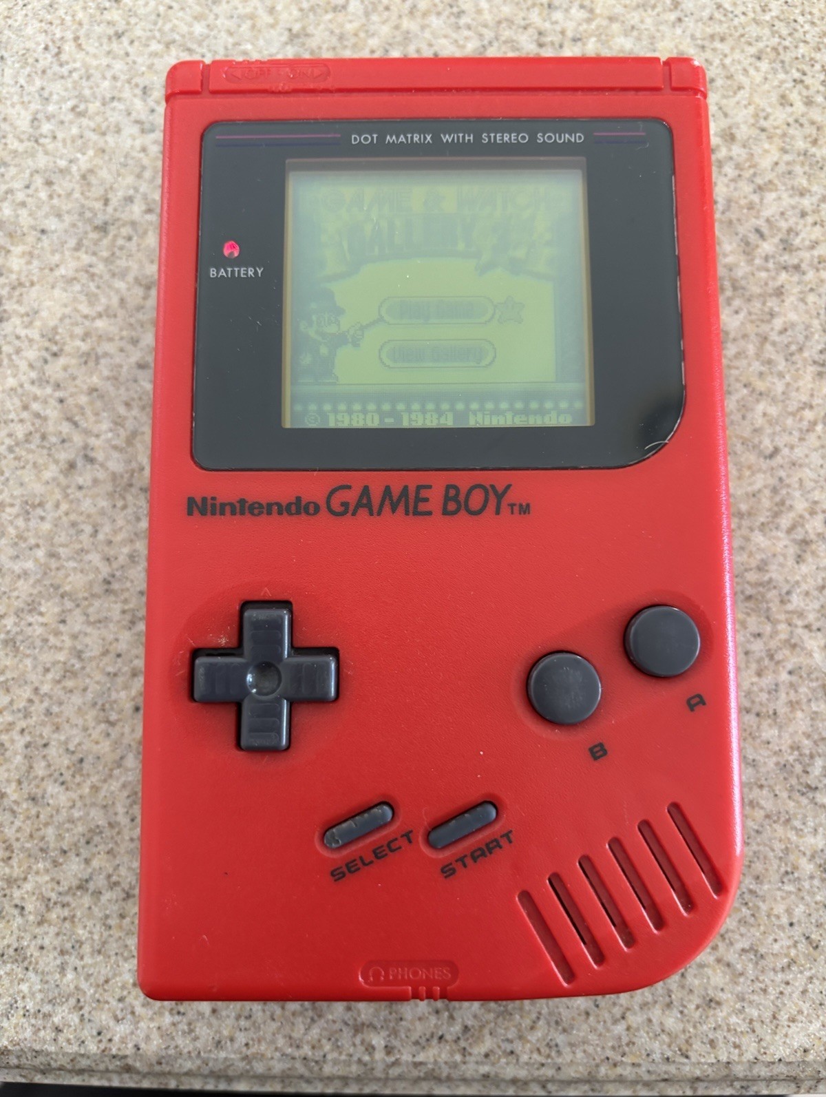 Game Boy Nintendo 1989/ Dot Matrix With Stereo Sound/Tested & Works/Preowned