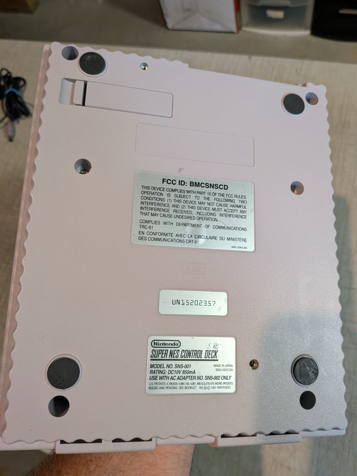 Super Nintendo SNES Console Bundle 2x OEM Controllers + Cords – 1 YEAR WARRANTY!