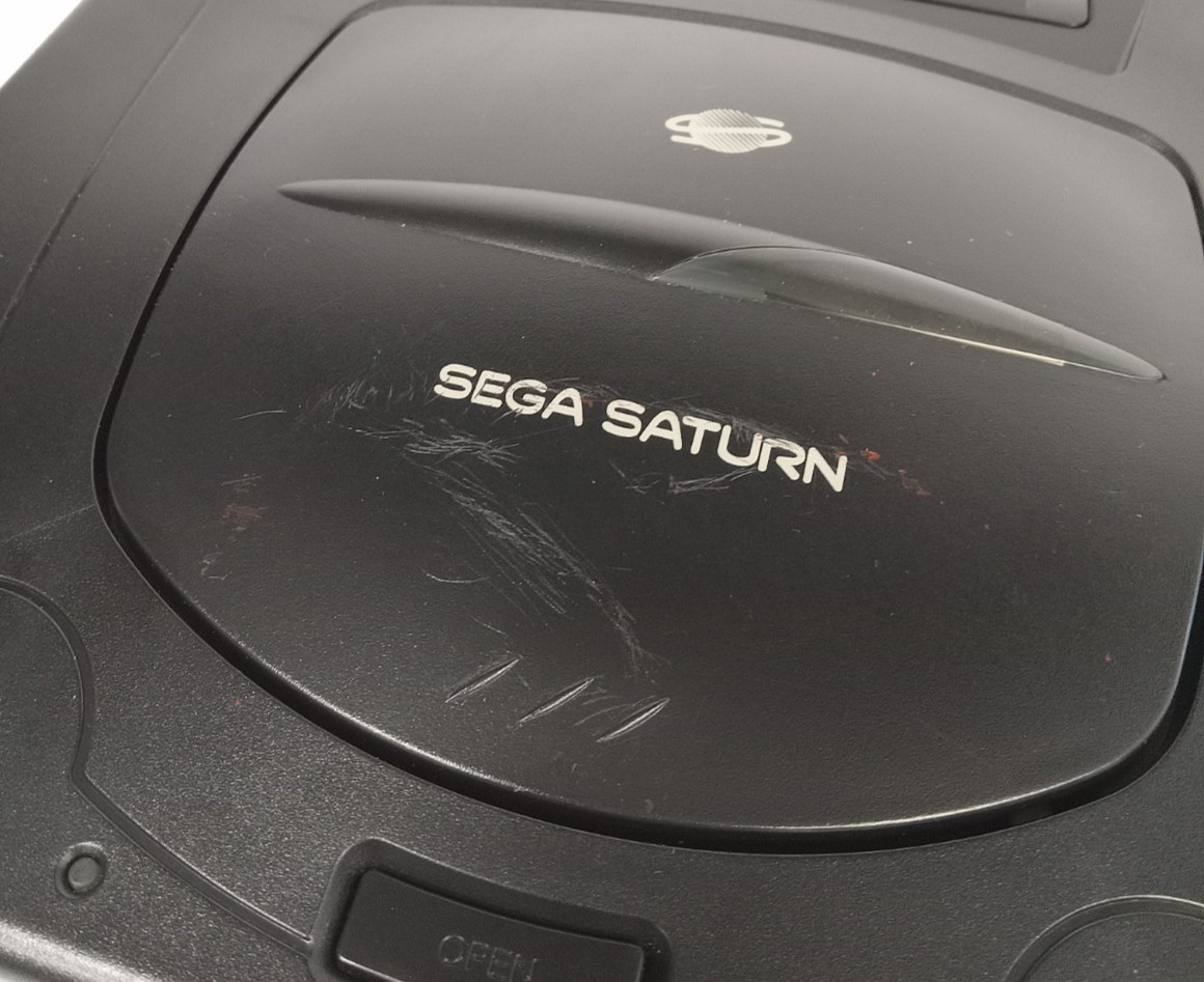SEGA Saturn Console (MK-80000A) Bundle + 5 Games – Fresh Clock Batt, FF! #2