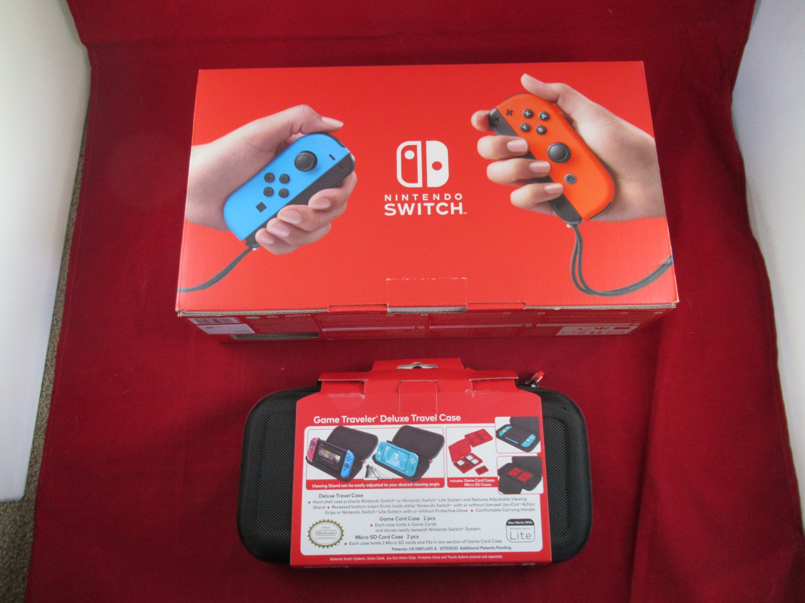 Nintendo Switch 32GB Handheld Console – Neon Red/Blue – In Box /w Wrapping