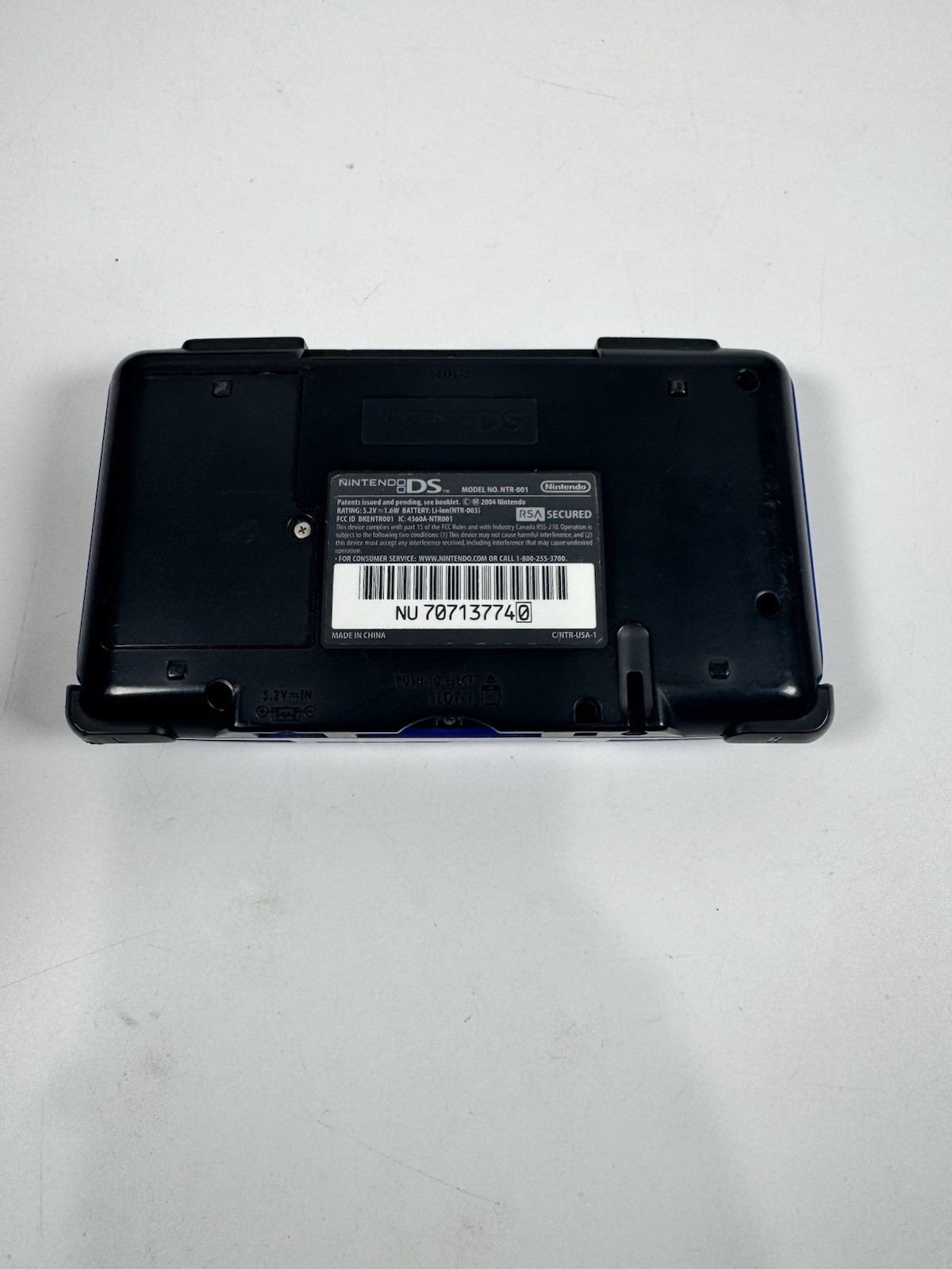 Nintendo DS Original Console BLUE in Box CIB Tested Working