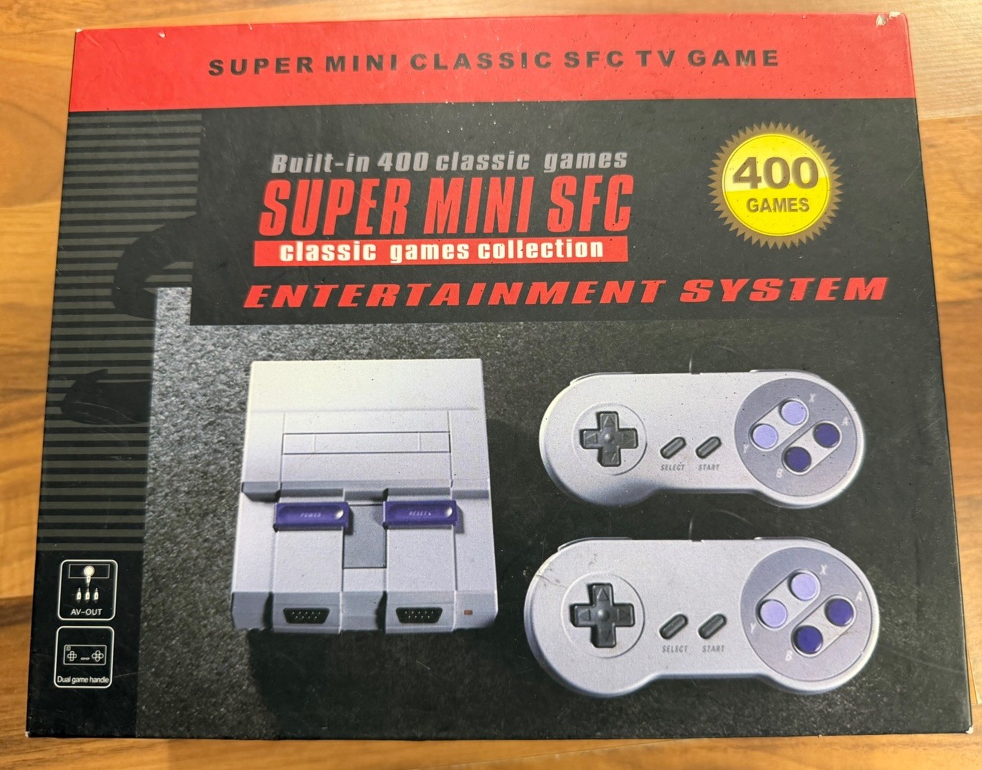 Super Mini SNES SN-02 retro NES hdmi TV game console w/ 821 classic games