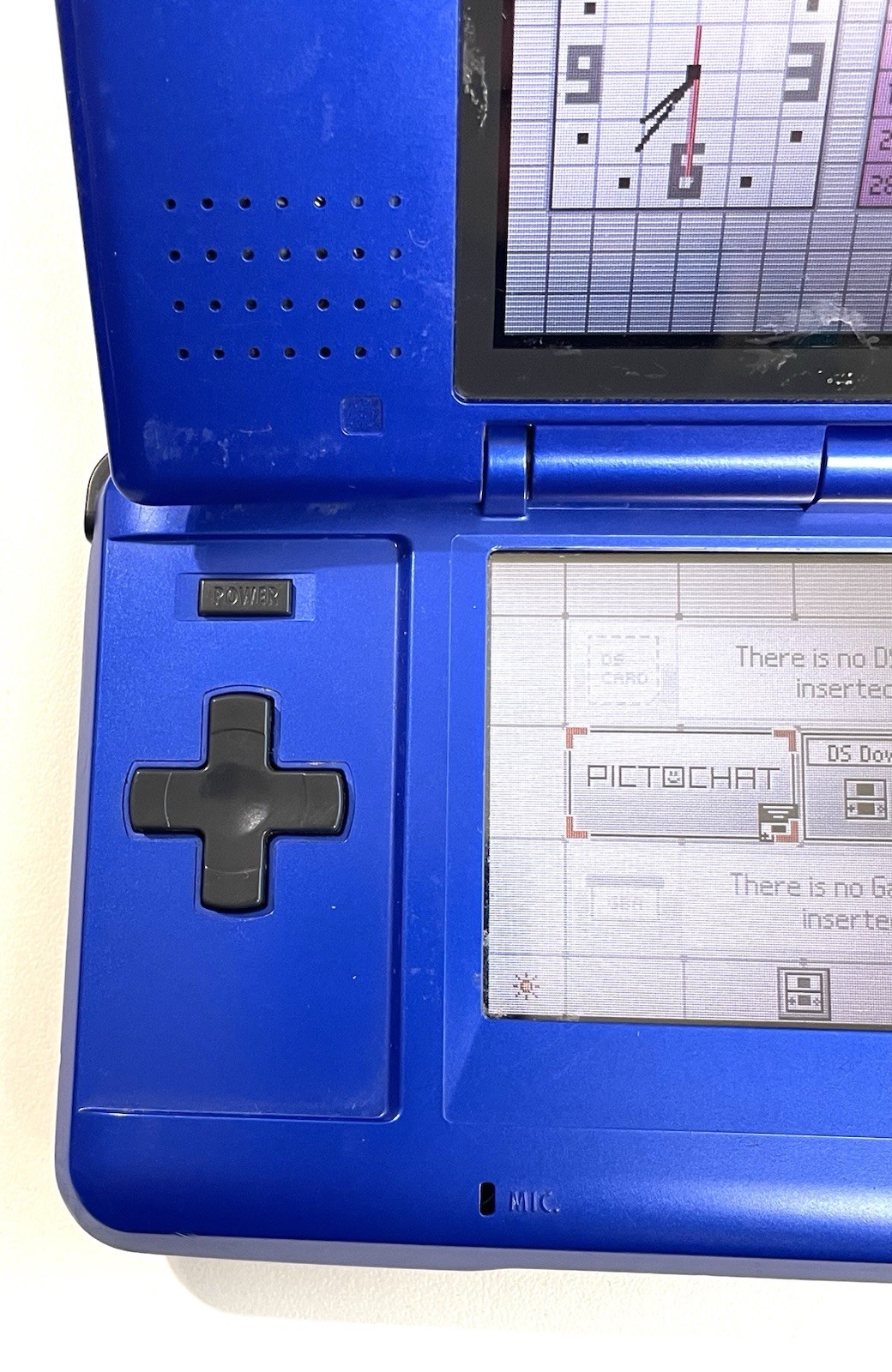 Nintendo DS Original NTR-001 Console w/ Soft Case & Charger *READ DESCRIPTION*