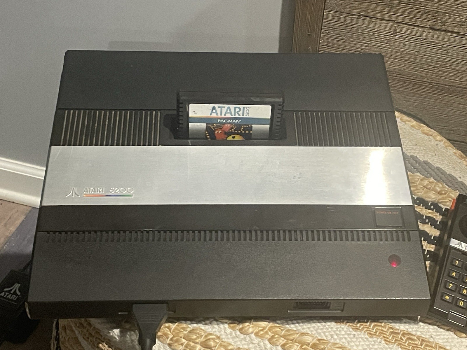 Atari 5200 Console Bundle Lot Tested With All Cables Controller And Game READ