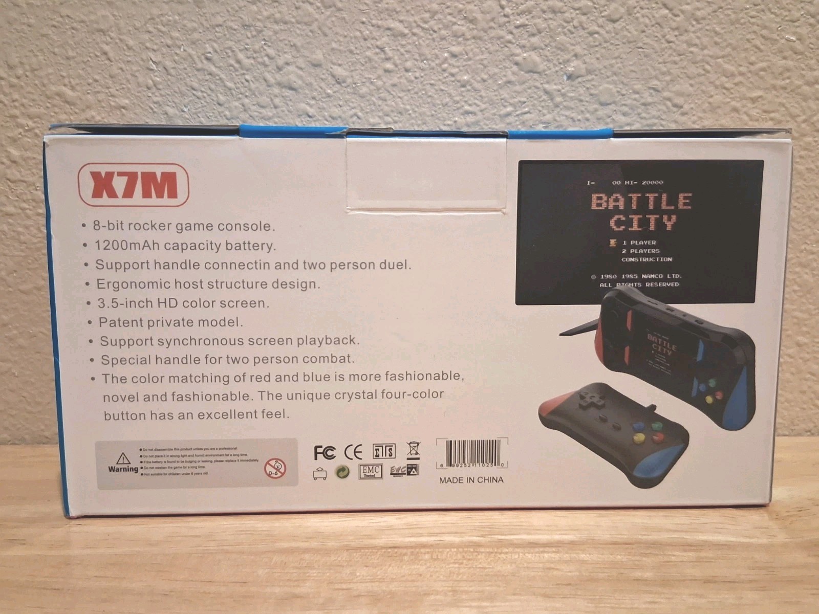 X7M Handheld Joystick Game Console, 500 In 1, Travel Video Game, Minigame, Gamer