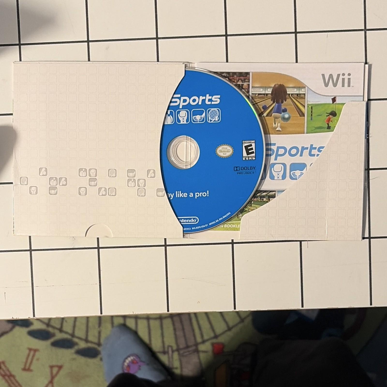 Nintendo Wii RVL-001 White Console NTSC-U/C Wii Sports CIB Tested Clean Package