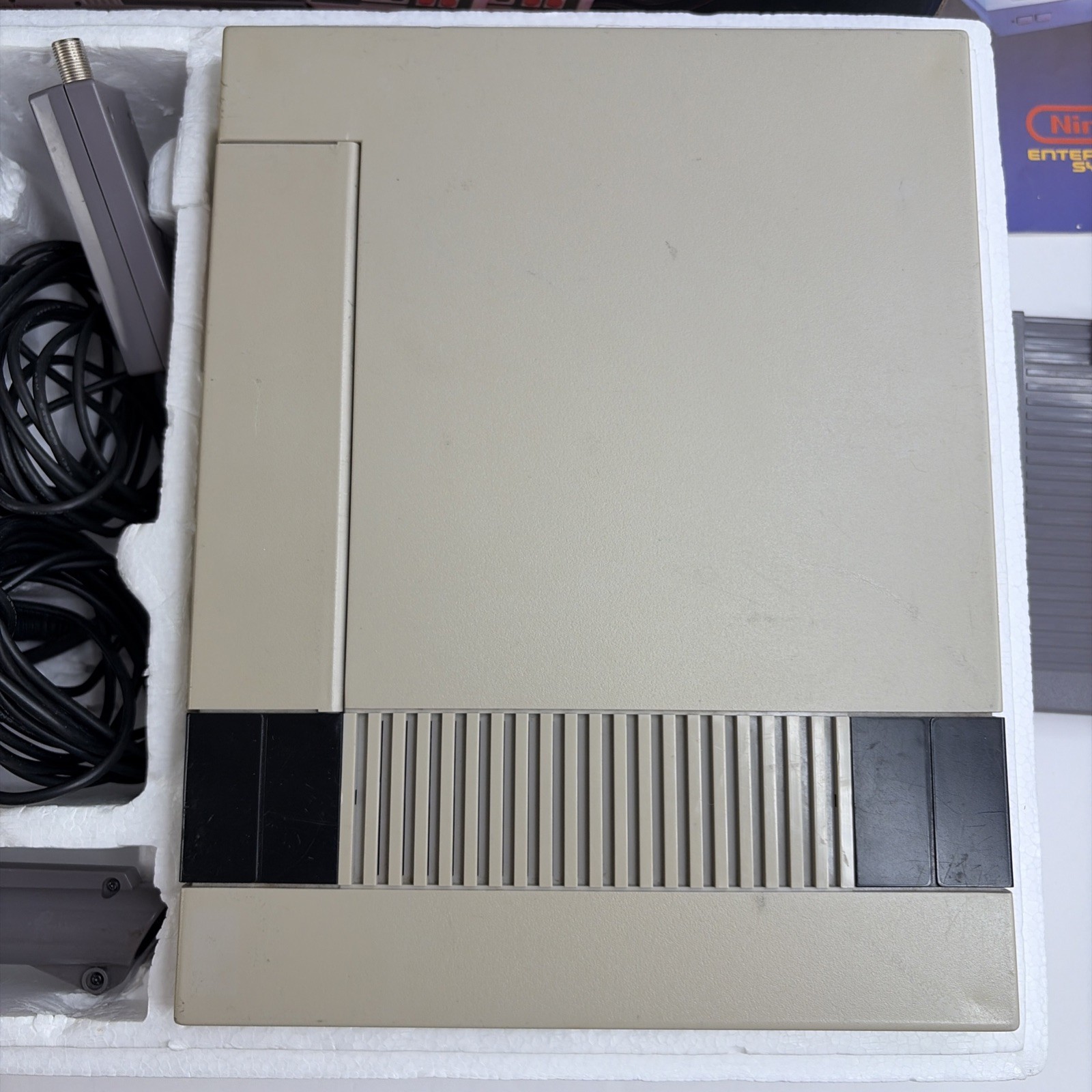 NES Nintendo Entertainment System Console Action Set Complete CIB Box W Mario