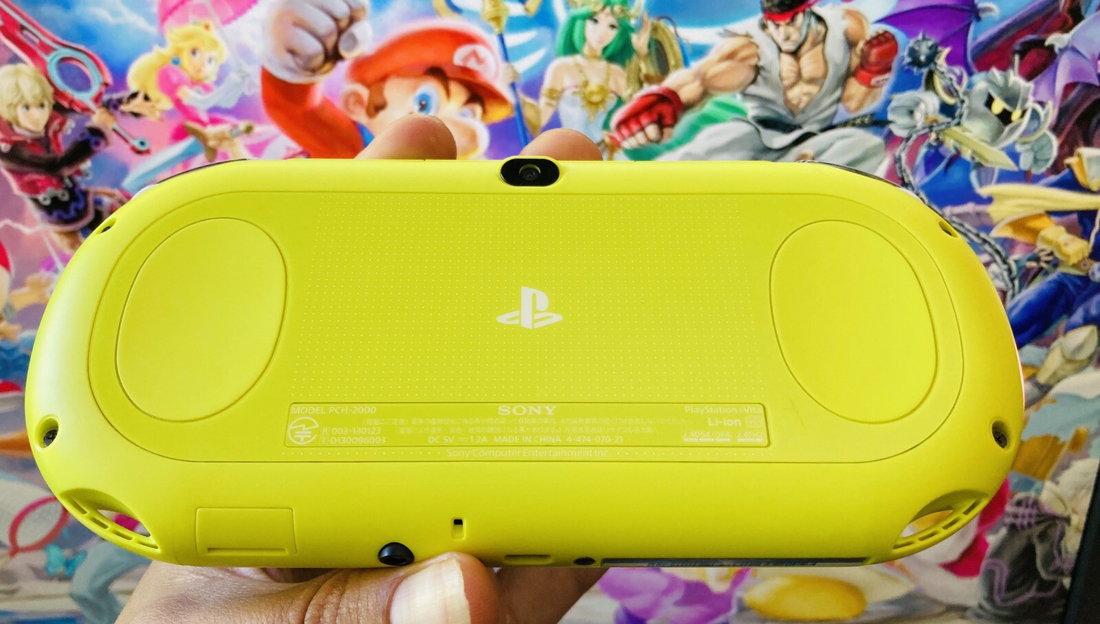 Sony PlayStation PS Vita Slim 2000 PSV Lime Green Console + Genuine Charger