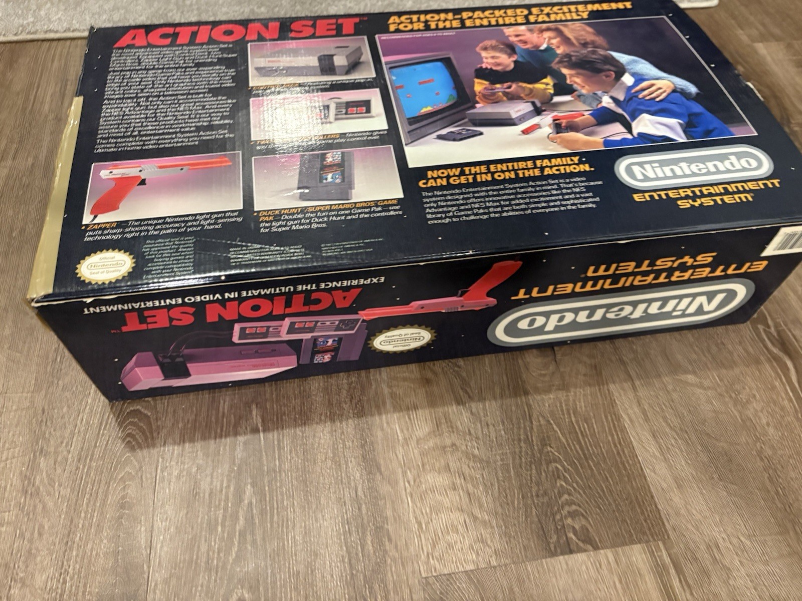 Nintendo Entertainment System Action Set (Tested/Working/Original Box/See Notes)