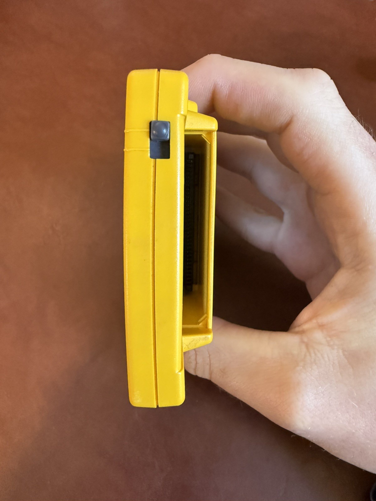 Nintendo Game Boy Pocket MGB-001 Yellow Console OEM Tested Working Clean Screen