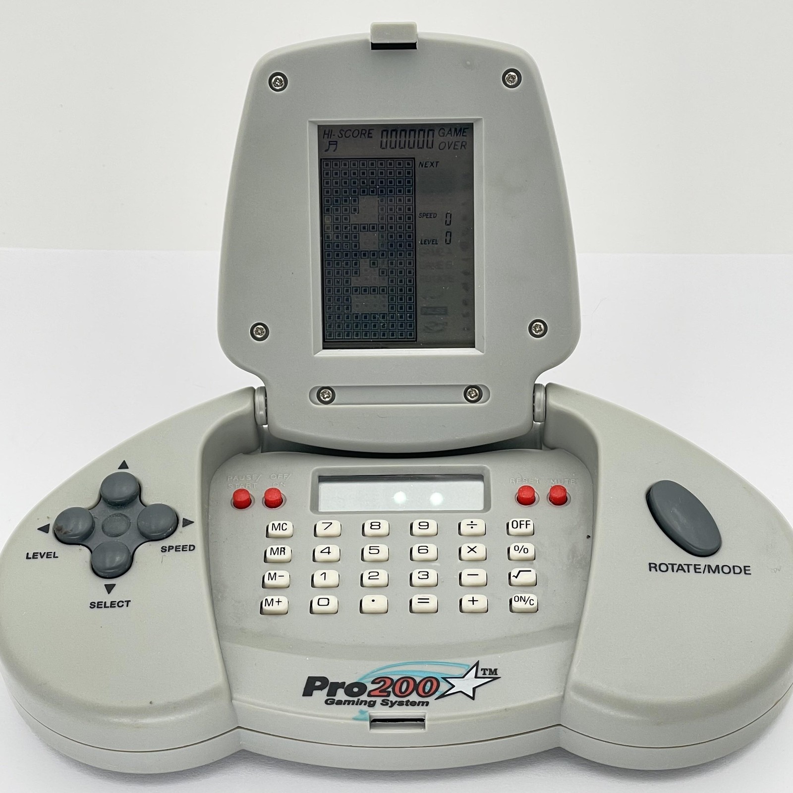 ProTech Pro 200 Gaming System Handheld Console Tetris Calculator Retro Game