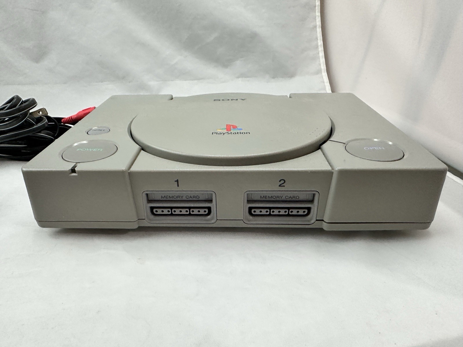 Sony PlayStation 1 PS1 Console SCPH-1001 Tested Working w/Cords & Controller