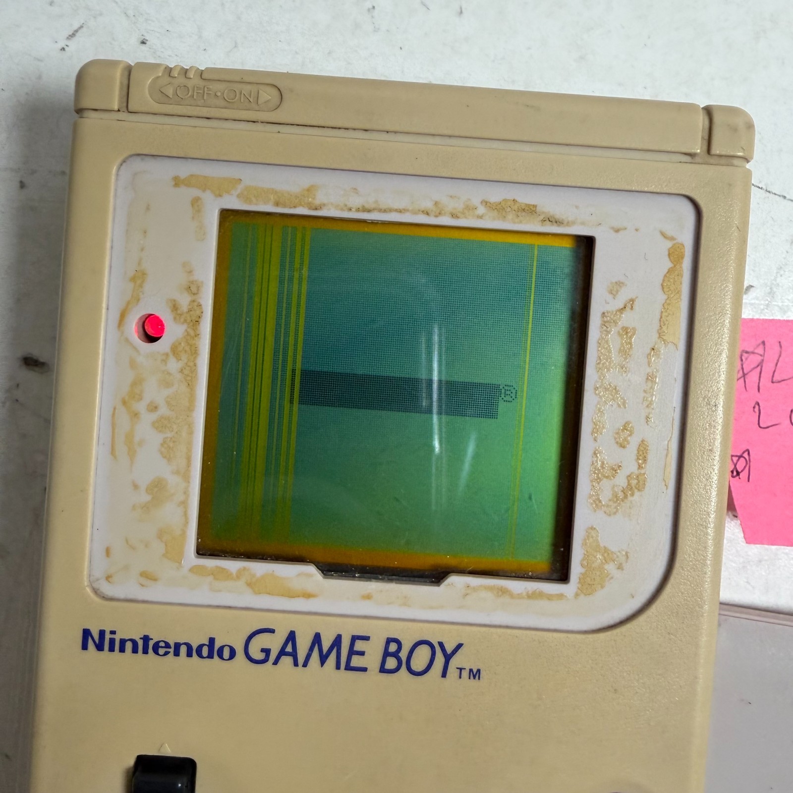 Nintendo Game Boy DMG-01 Beige Classic Wireless Portable Game Console – READ
