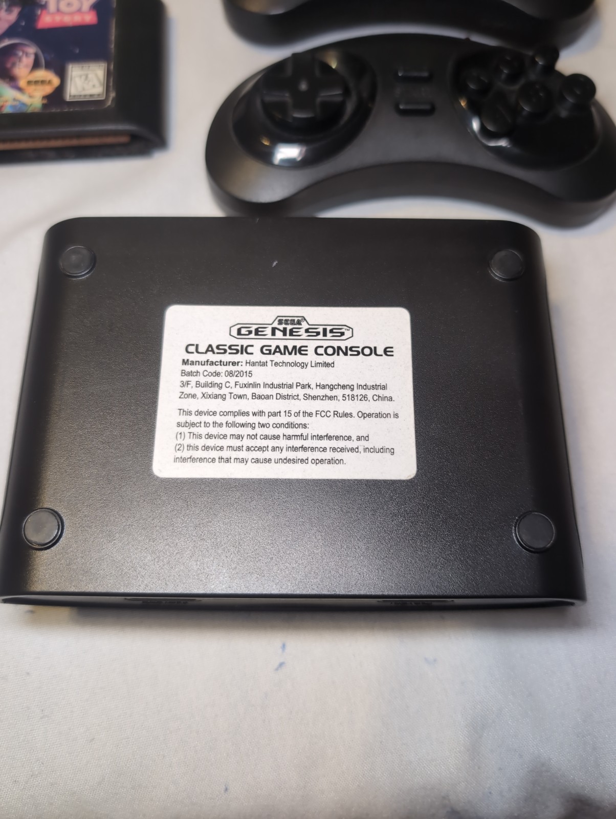 AtGames SEGA GENESIS Classic Mini Game Console w/80 Built-In Games WORKS