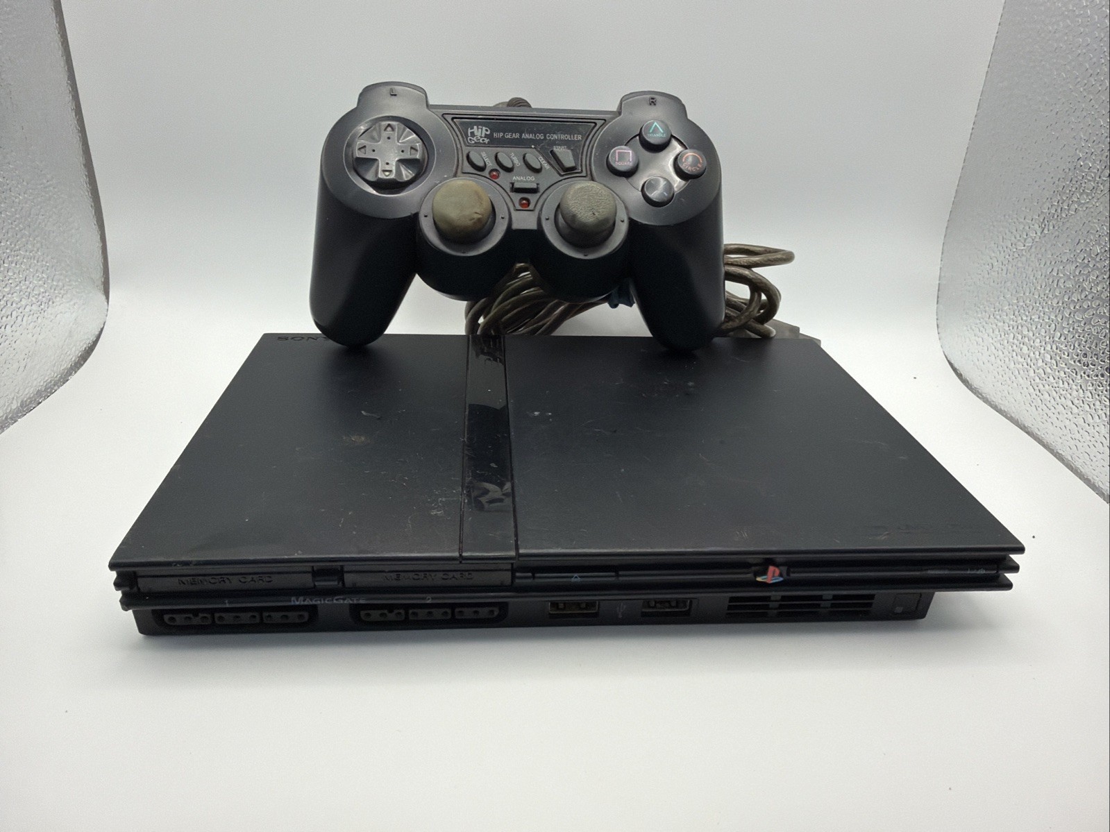 Sony PlayStation 2 SCPH-70001 Slim Console – Charcoal Black Tested Works