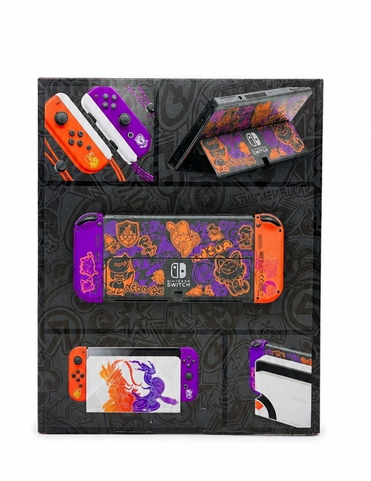 EMPTY Switch Box Only Nintendo Pokemon Scarlet and Violet OLED Console