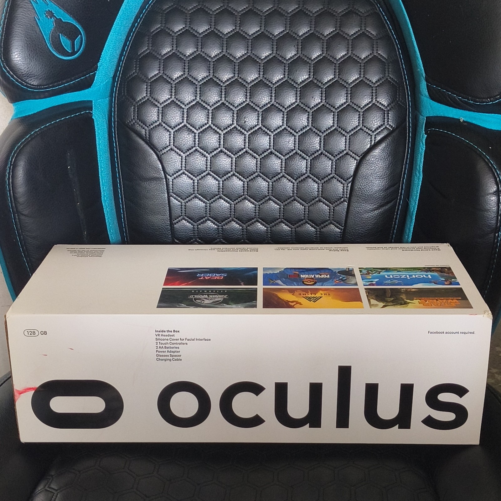 BOX ONLY!Oculus Quest 2 Standalone VR Headset 128GB White KW49CM 2021 VR System