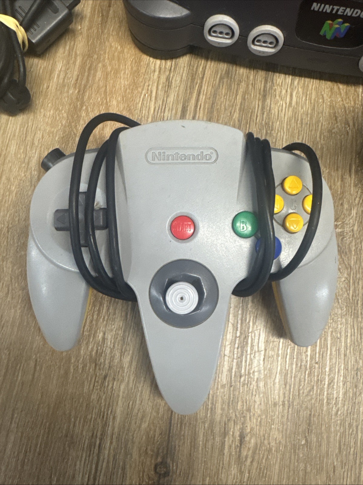 Nintendo 64 N64 Console Bundle Black/Gray 2 Controller W/ RAM EXPANDER NUS-001